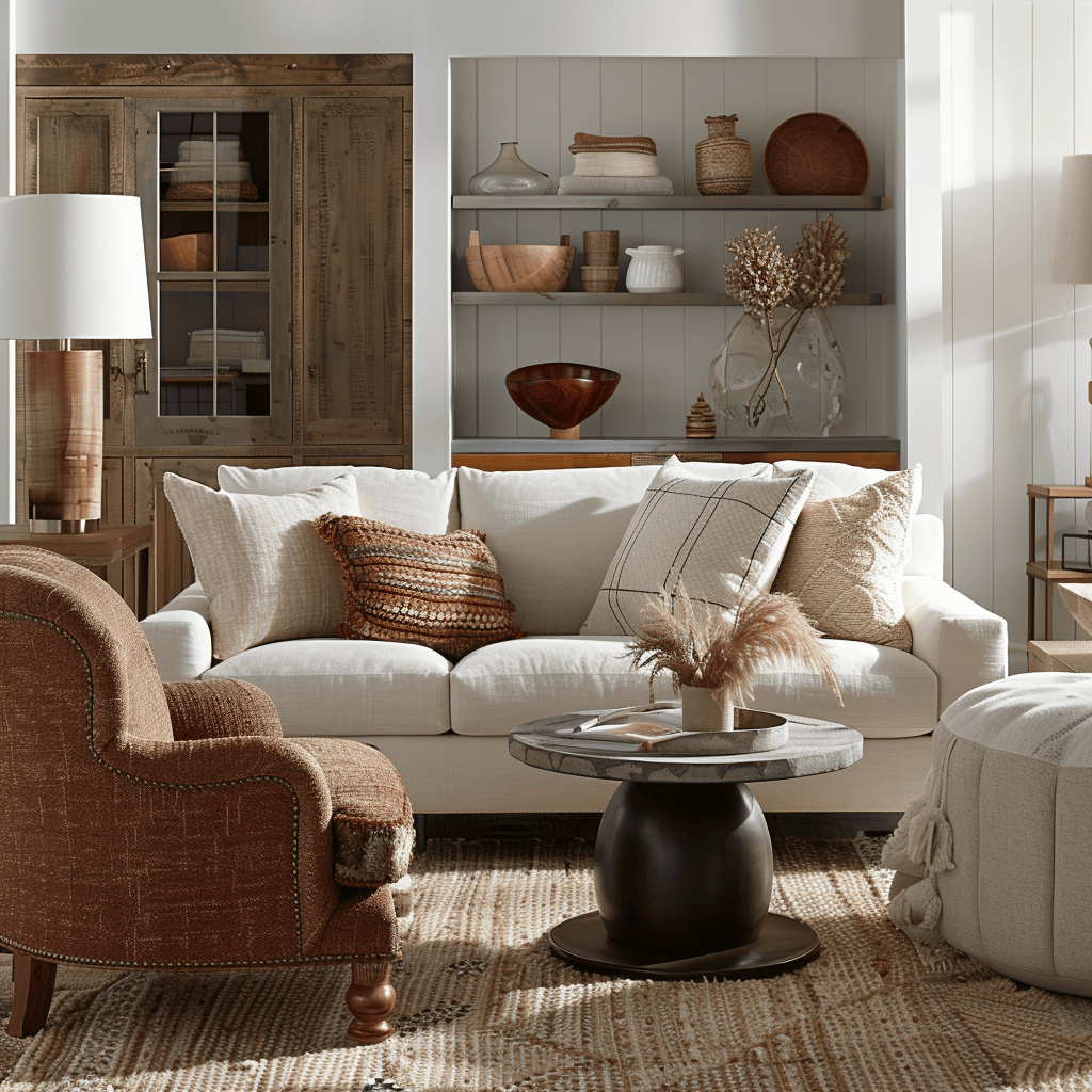 An inviting living space that encourages connection and conversation, with carefully chosen accent chairs that create warm and welcoming seating areas throughout the room