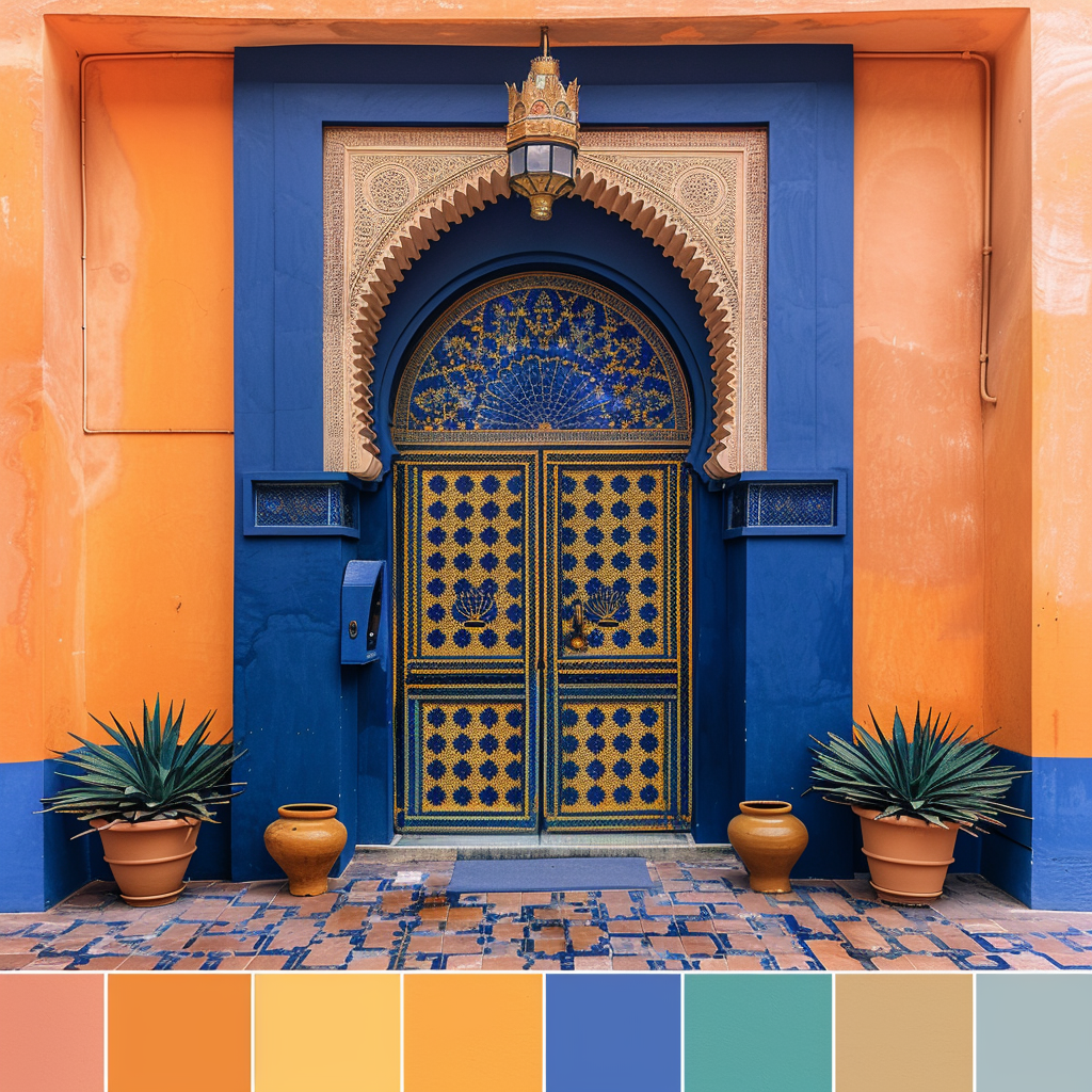 Analogous moroccan color schemes