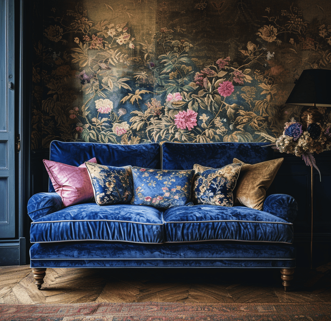 Art Deco style interior in a living room, exemplifying the era's distinctive design ethos