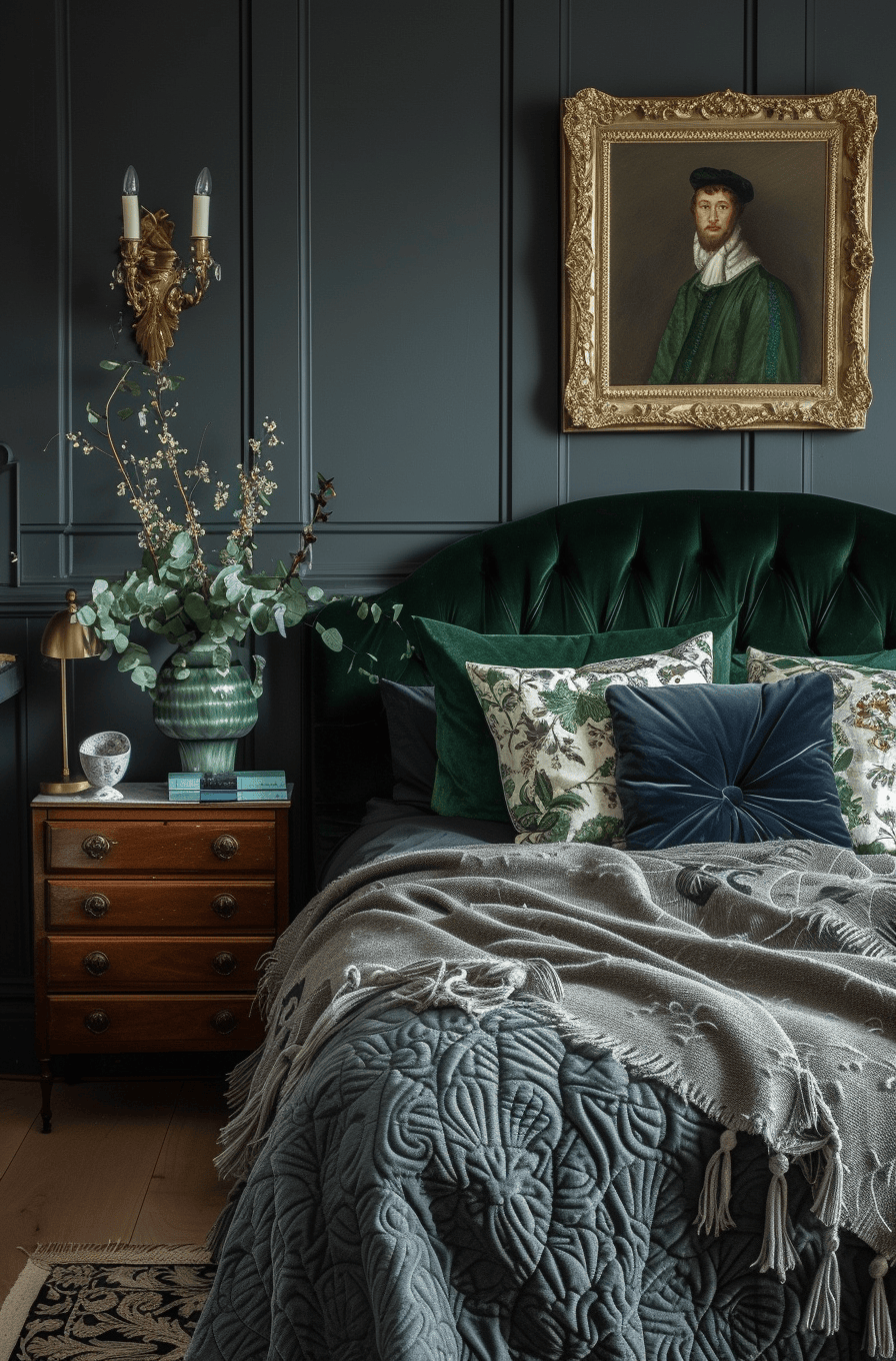 Artistic Victorian bedroom showcasing modern craftsmanship against timeless aesthetics
