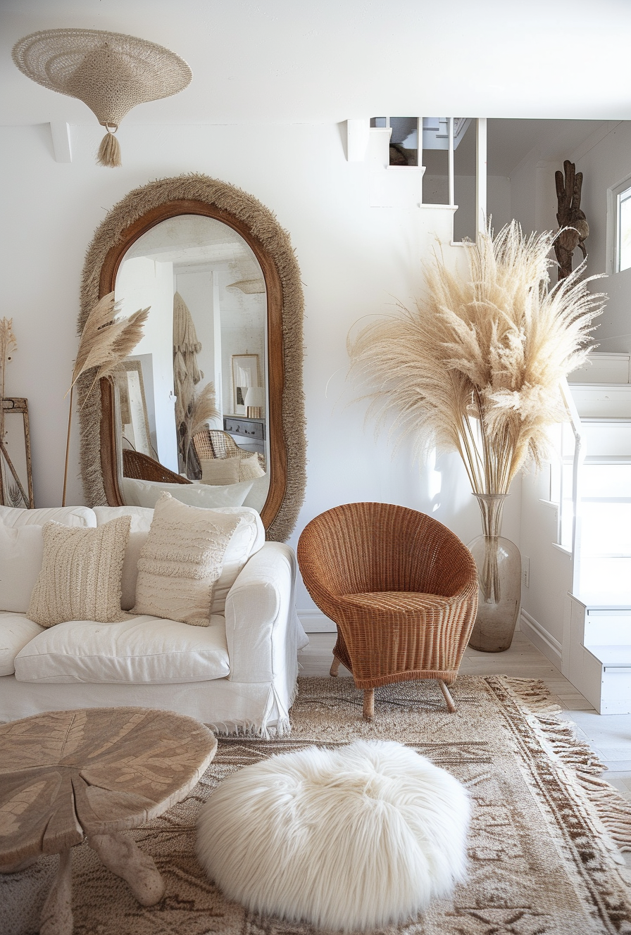 Boho Hallway featuring dream catchers as a spiritual and decorative element