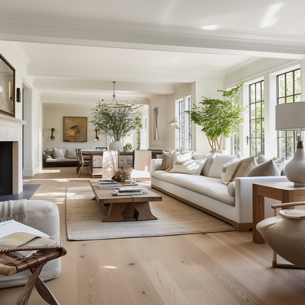 Cast iron hardware accenting furniture in a traditional farmhouse living room