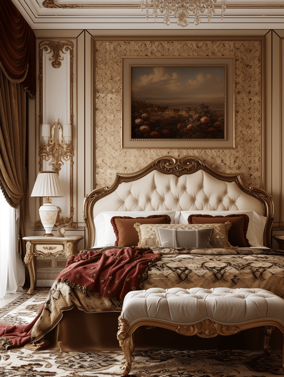 Charming Victorian bedroom infusing modern style into timeless elements
