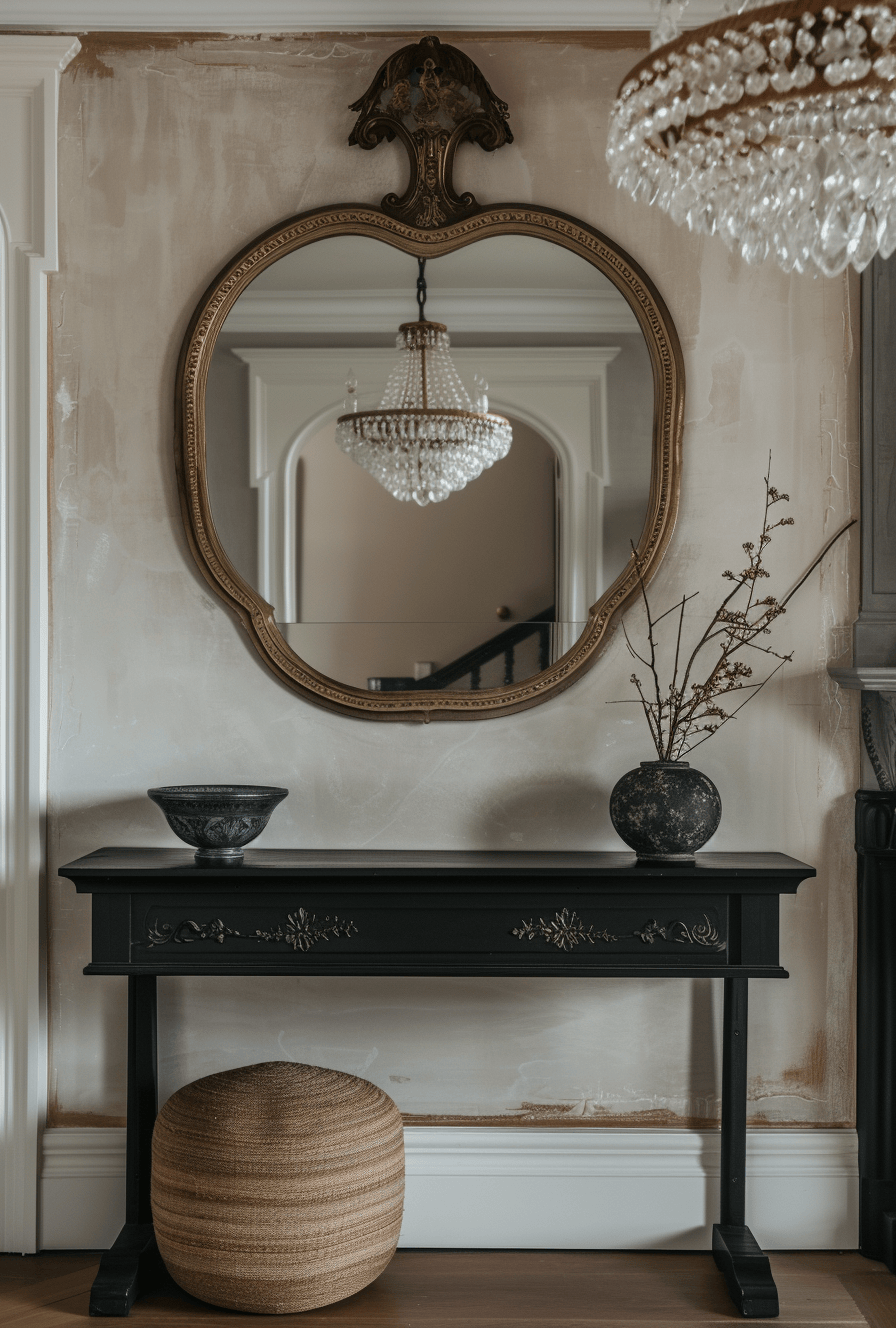 Charming Victorian hallway with timeless elegance and classic design elements