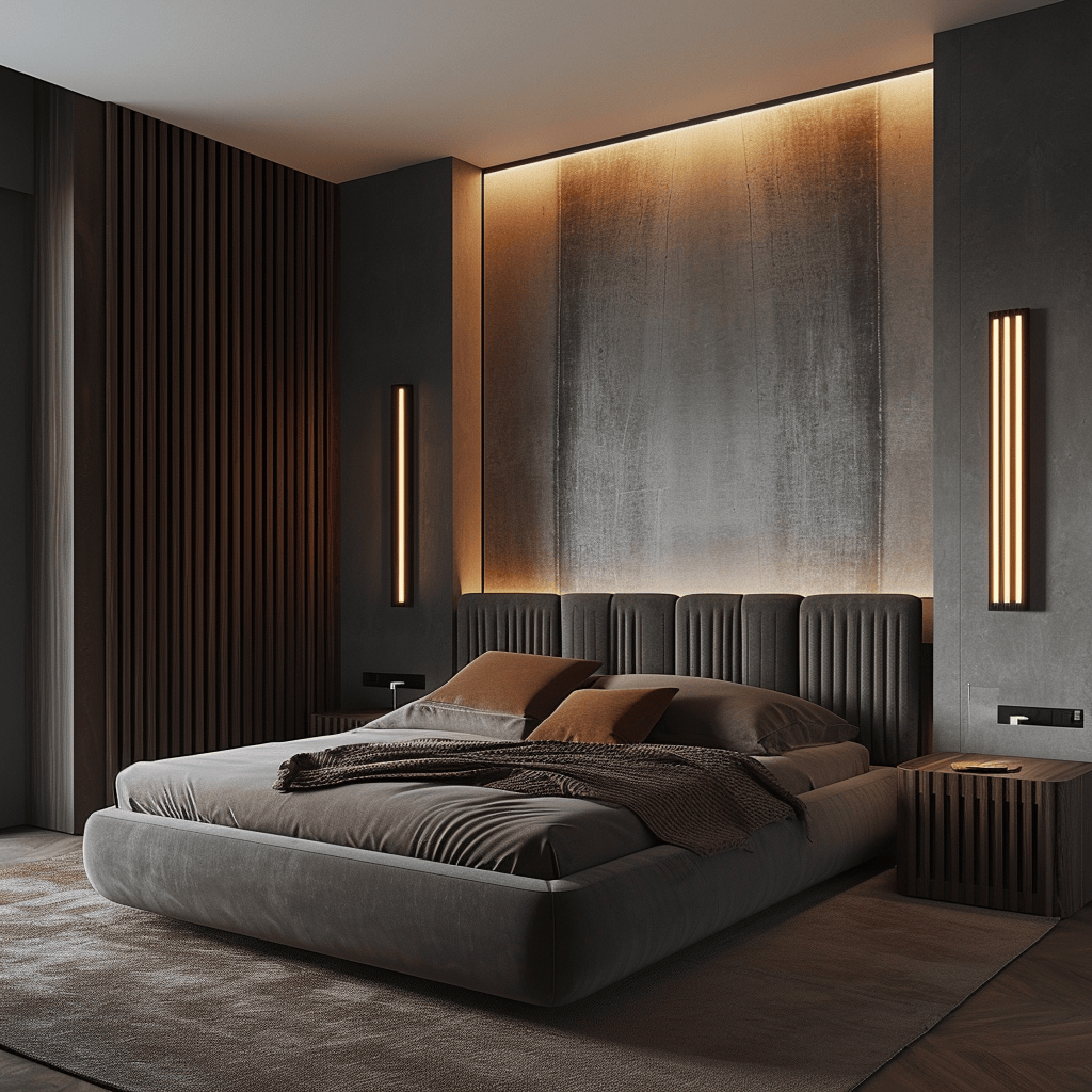 Elegant and serene Japandi bedroom focusing on comfort and minimalism