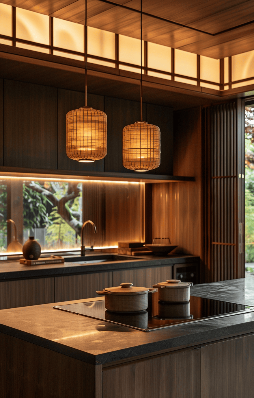 Essential elements for creating a minimalist, nature-inspired Japandi kitchen