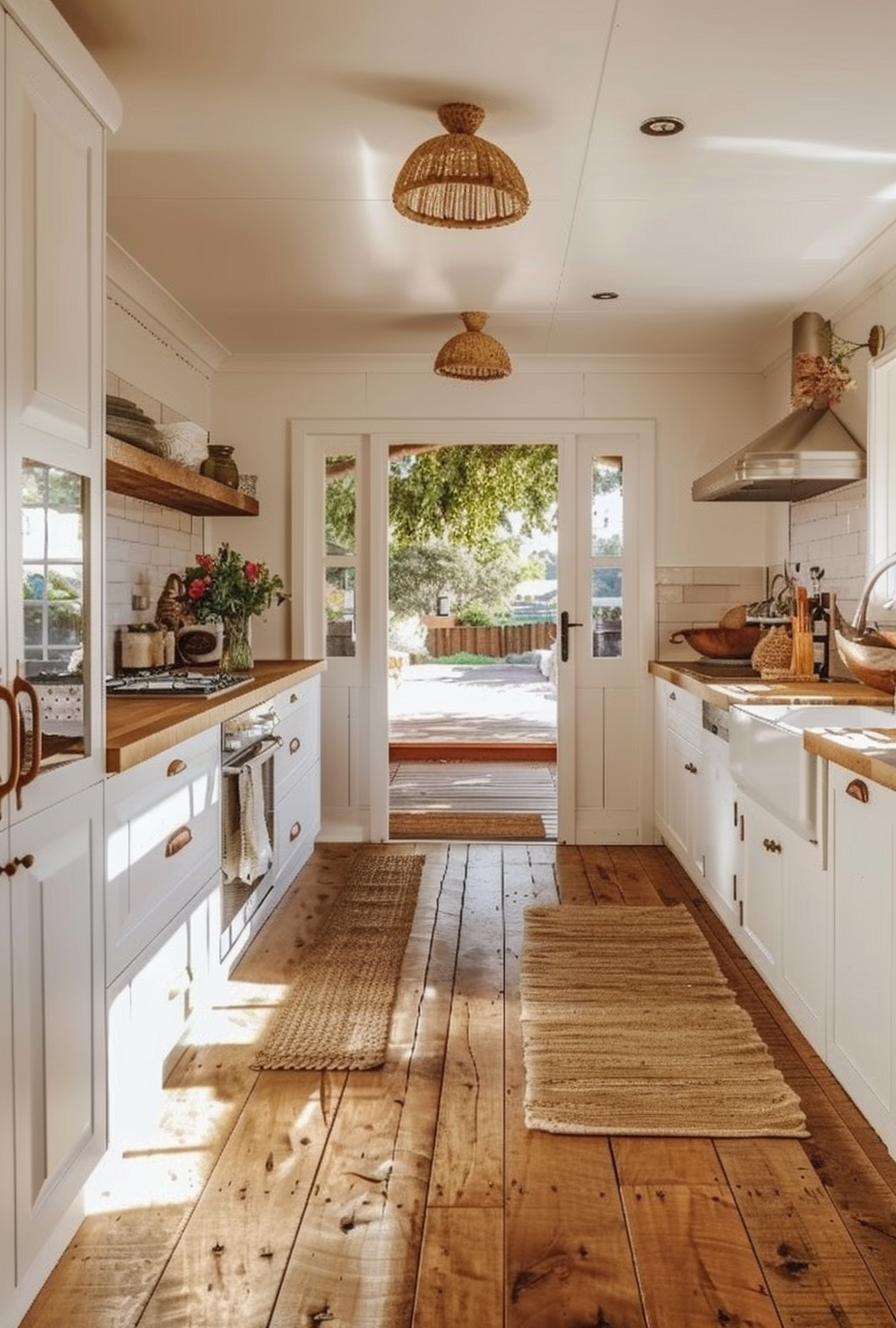 Farmhouse kitchen dreams photo illustrating the ideal modern farmhouse kitchen, blending aesthetics with warmth