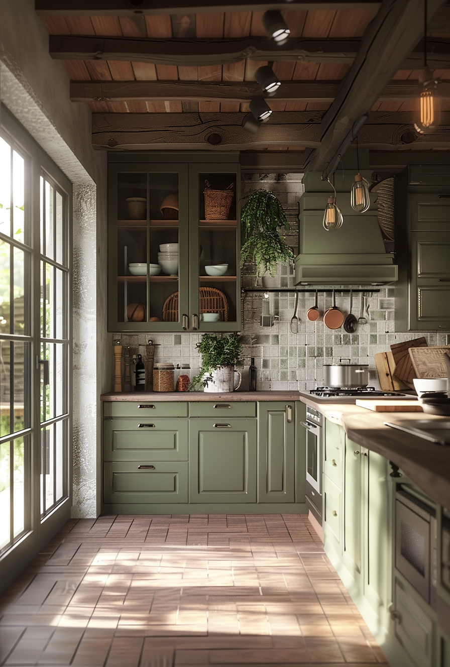Farmhouse kitchen secrets photo revealing how to blend modernity with a cozy atmosphere