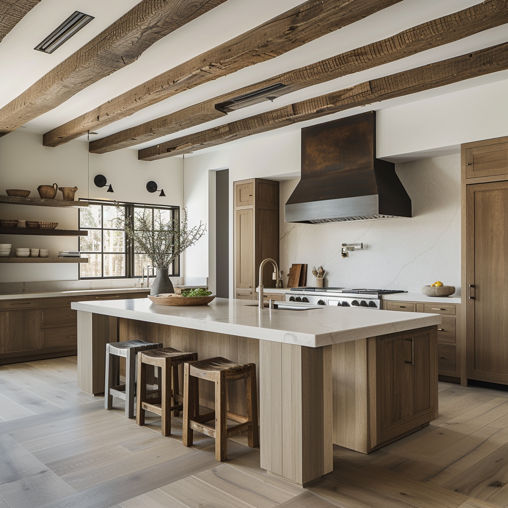 Farmhouse kitchen solutions visualizing the perfect blend of modern and inviting designs