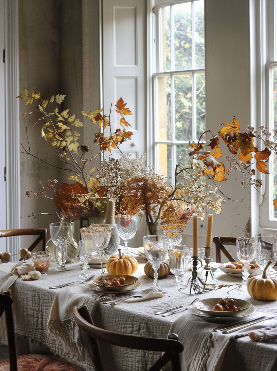 French Parisian dining room elegance featuring a blend of classic and modern decor