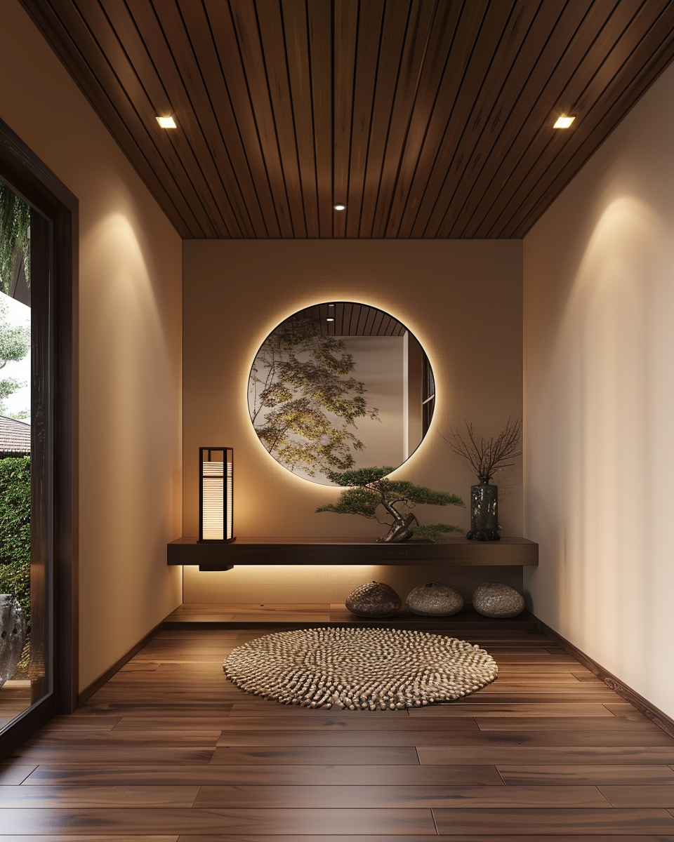 Fresh Japanese style entryway ideas showcasing modern genkan designs