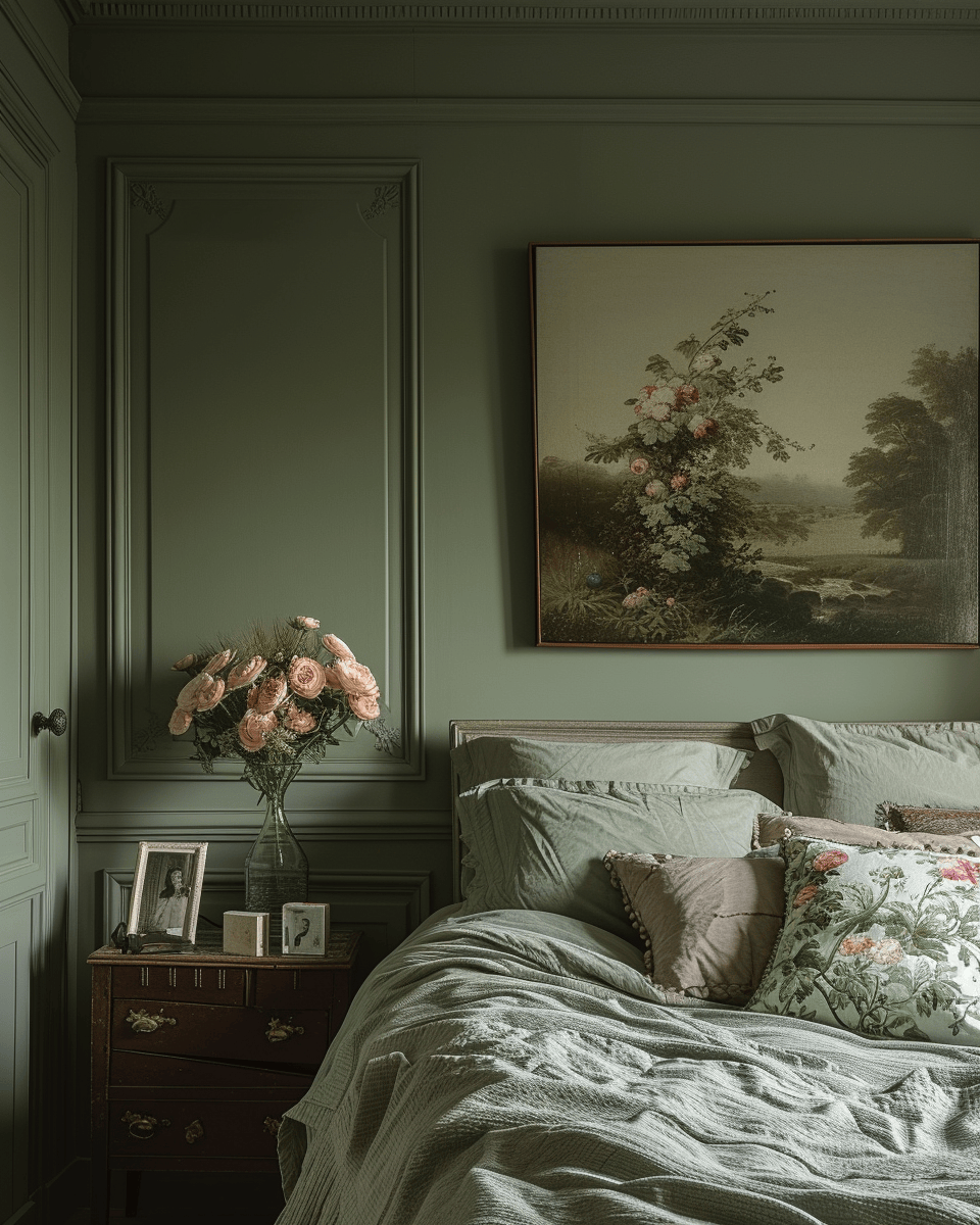 Harmonious Victorian bedroom with a perfect blend of modern decor and timeless appeal