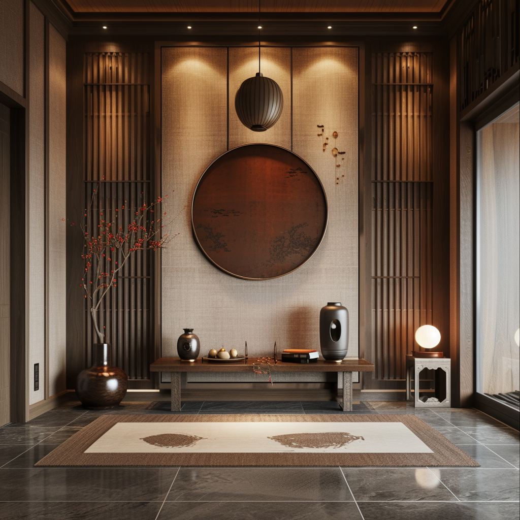 Innovative Japanese hallway concepts blending traditional values with modern flair