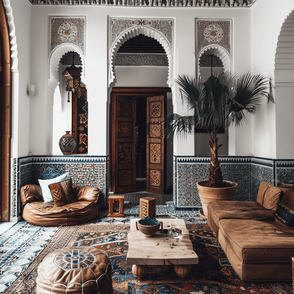 Intricate moroccan design details