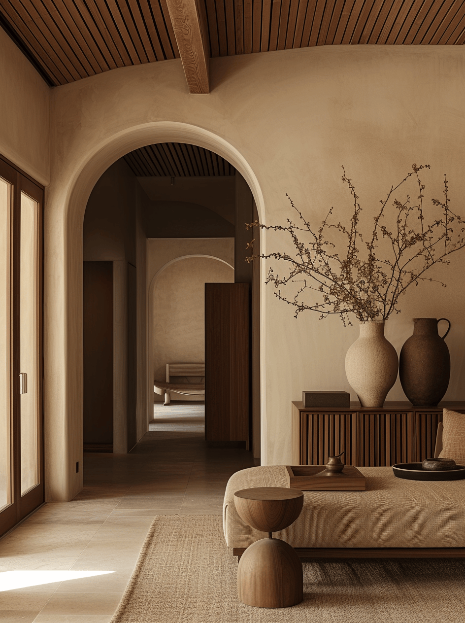 Japandi hallway decor ideas that create a sense of calm and simplicity