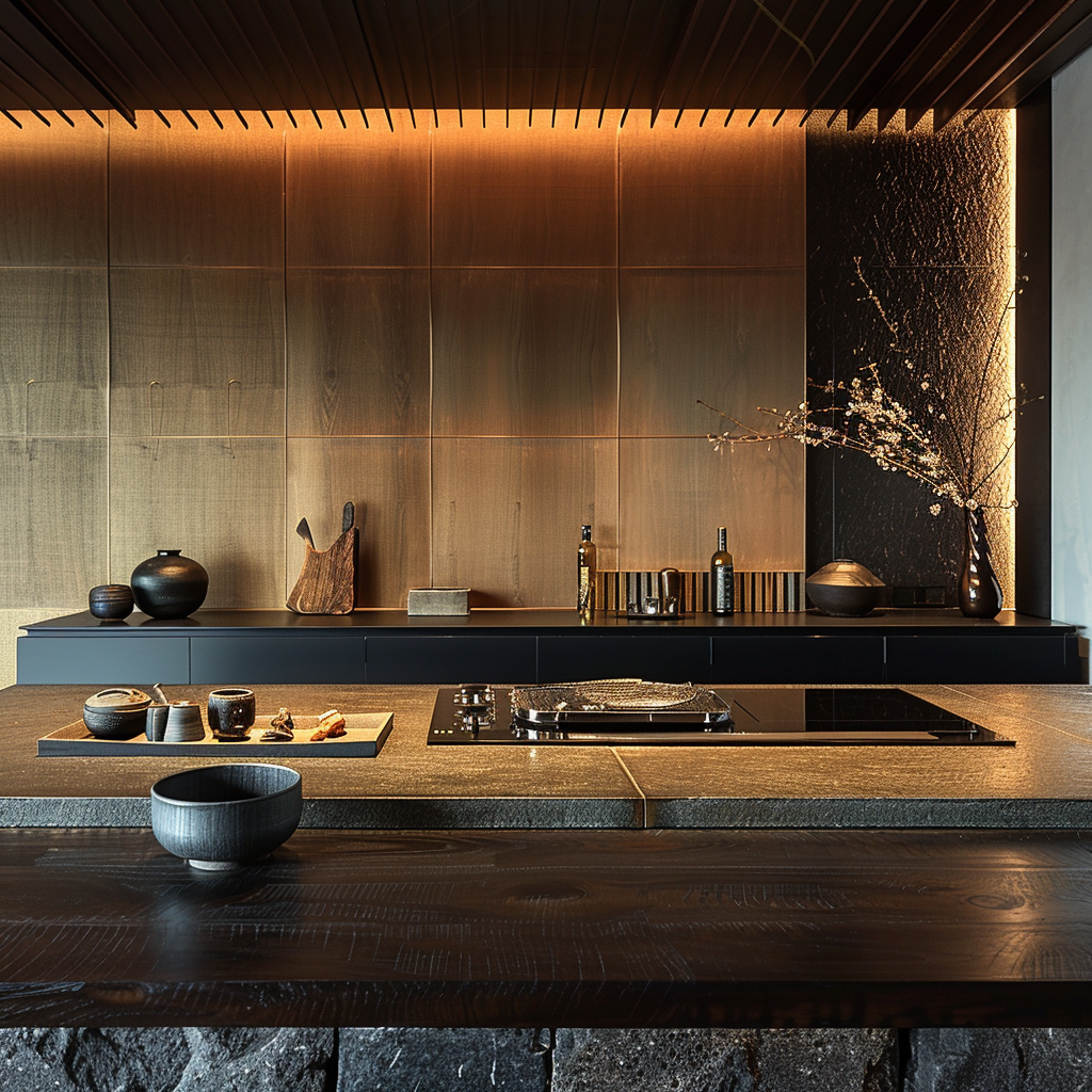 Japanese kitchen design secrets revealed in a minimalist and serene cooking space