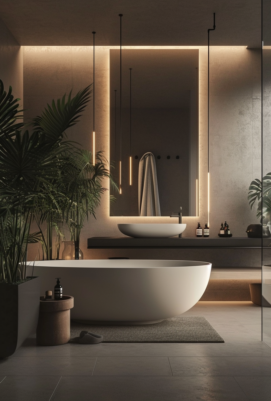 Japanese style bathroom small spaces concept with smart storage solutions..png