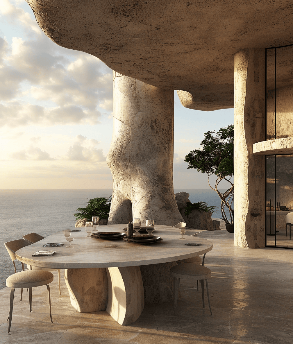 Modern coastal dining room ideas showcasing contemporary beach-inspired designs