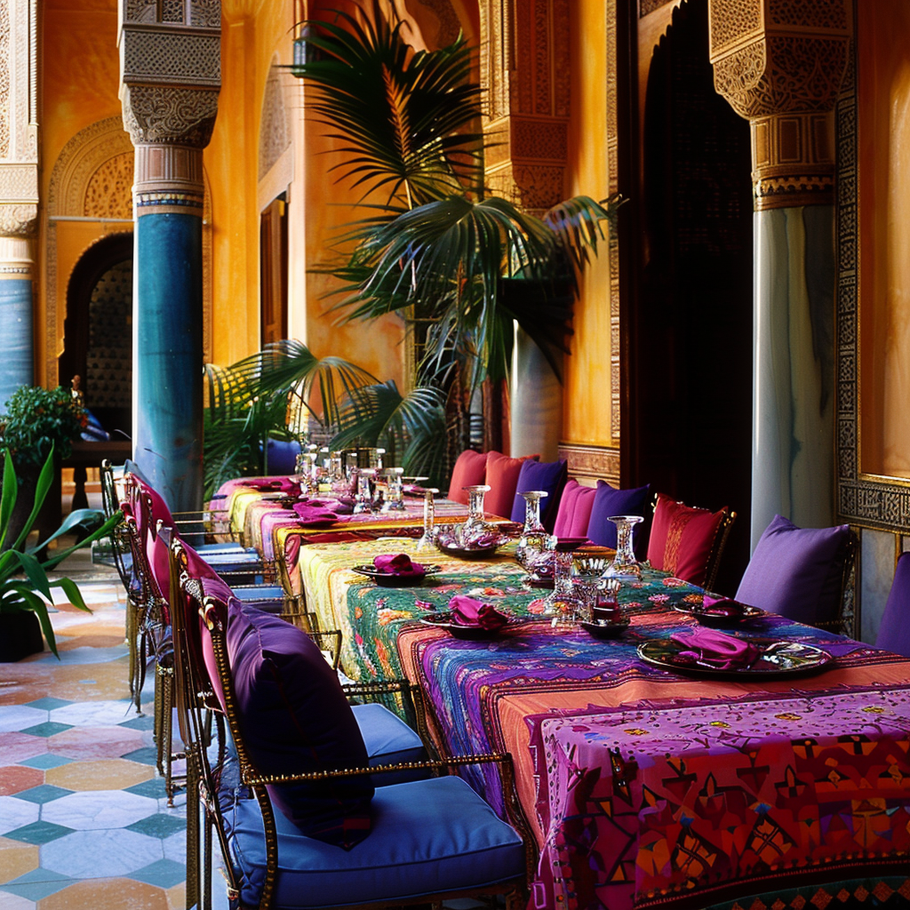 Moroccan dining room flair