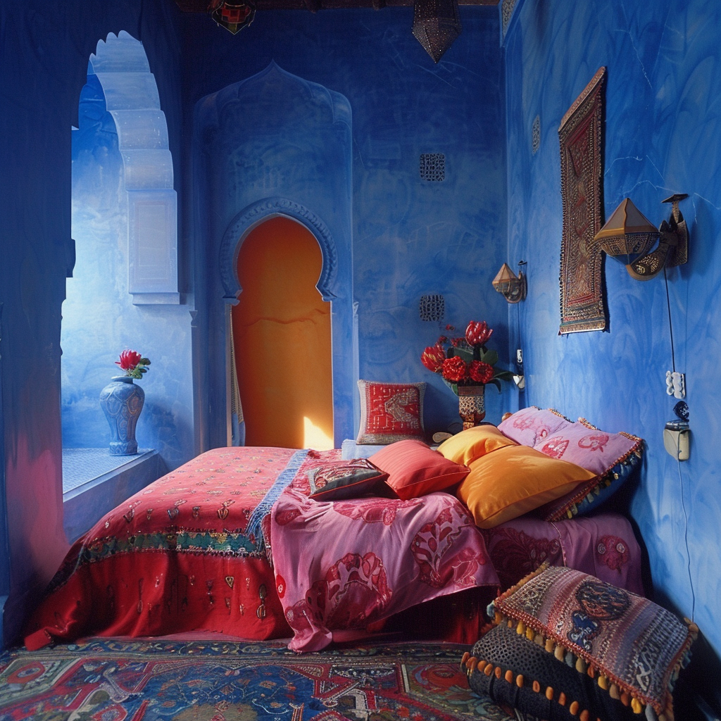 Moroccan hues altering space