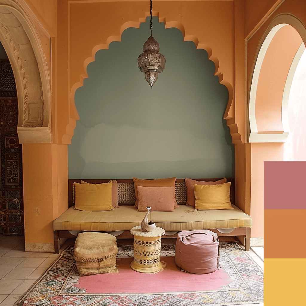 Moroccan serene cool palette