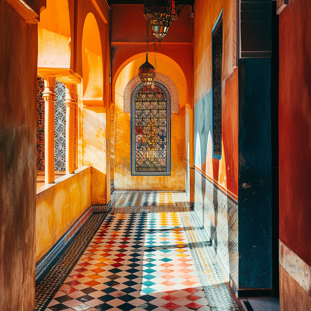 Moroccan spatial color depiction
