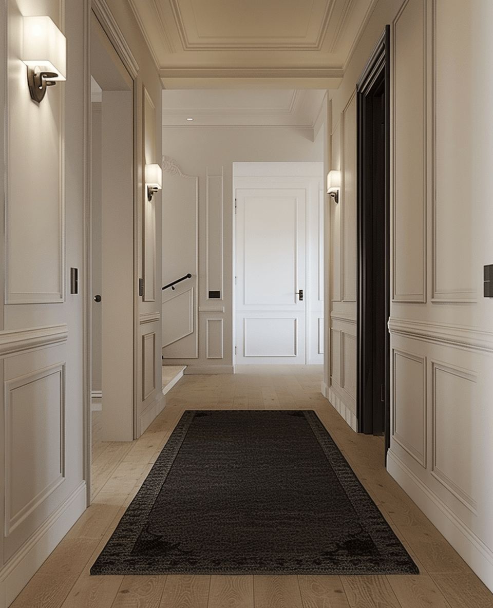 Ornate Victorian hallway ceiling designs showcasing architectural beauty from above