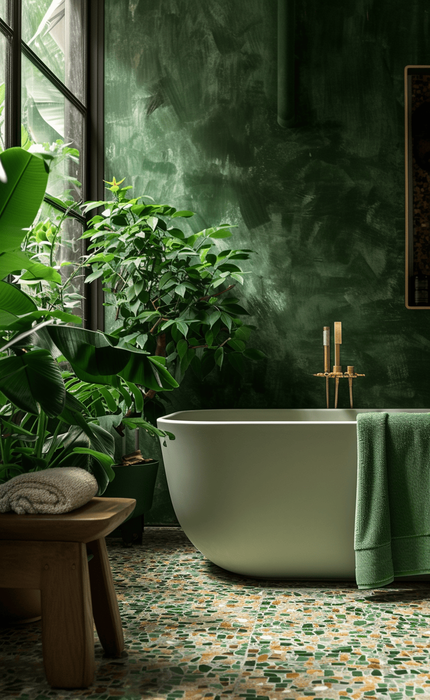 Revamping spaces with 70s bathroom design inspirations for a retro look