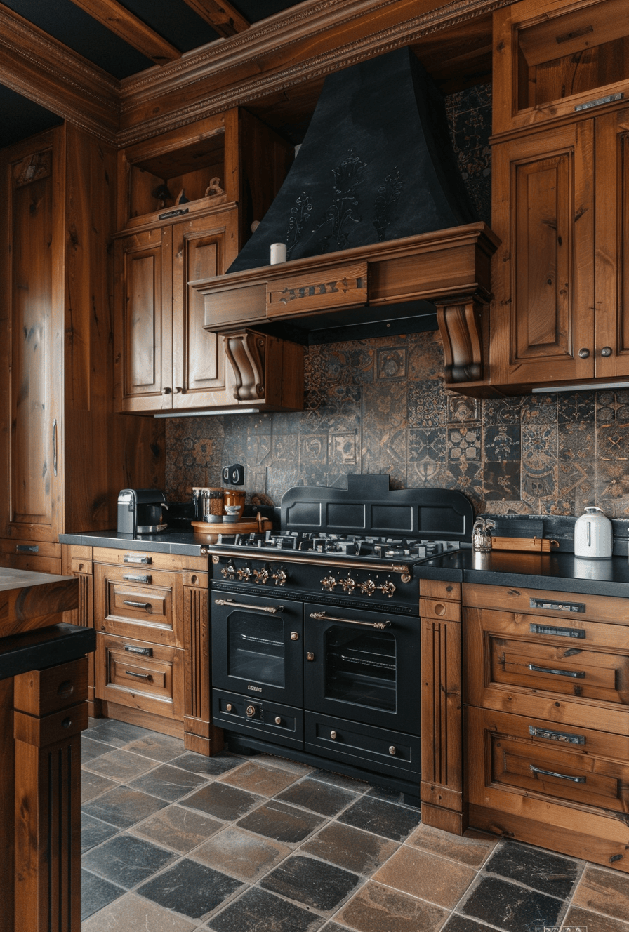 Rustic kitchen cabinets DIY project showing the step-by-step process to achieve an antique finish