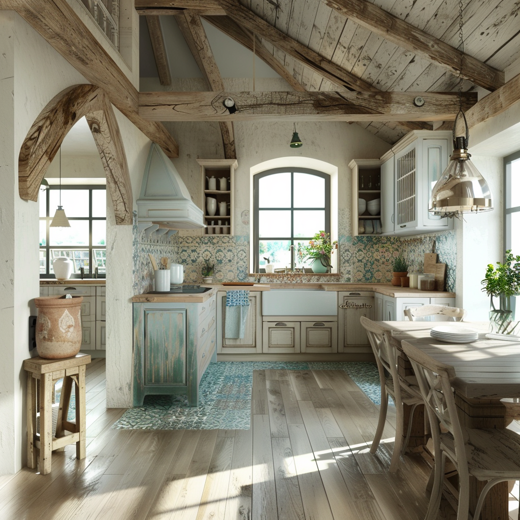 Rustic kitchen design ideas featuring cozy, inviting atmospheres with warm lighting and earthy colors