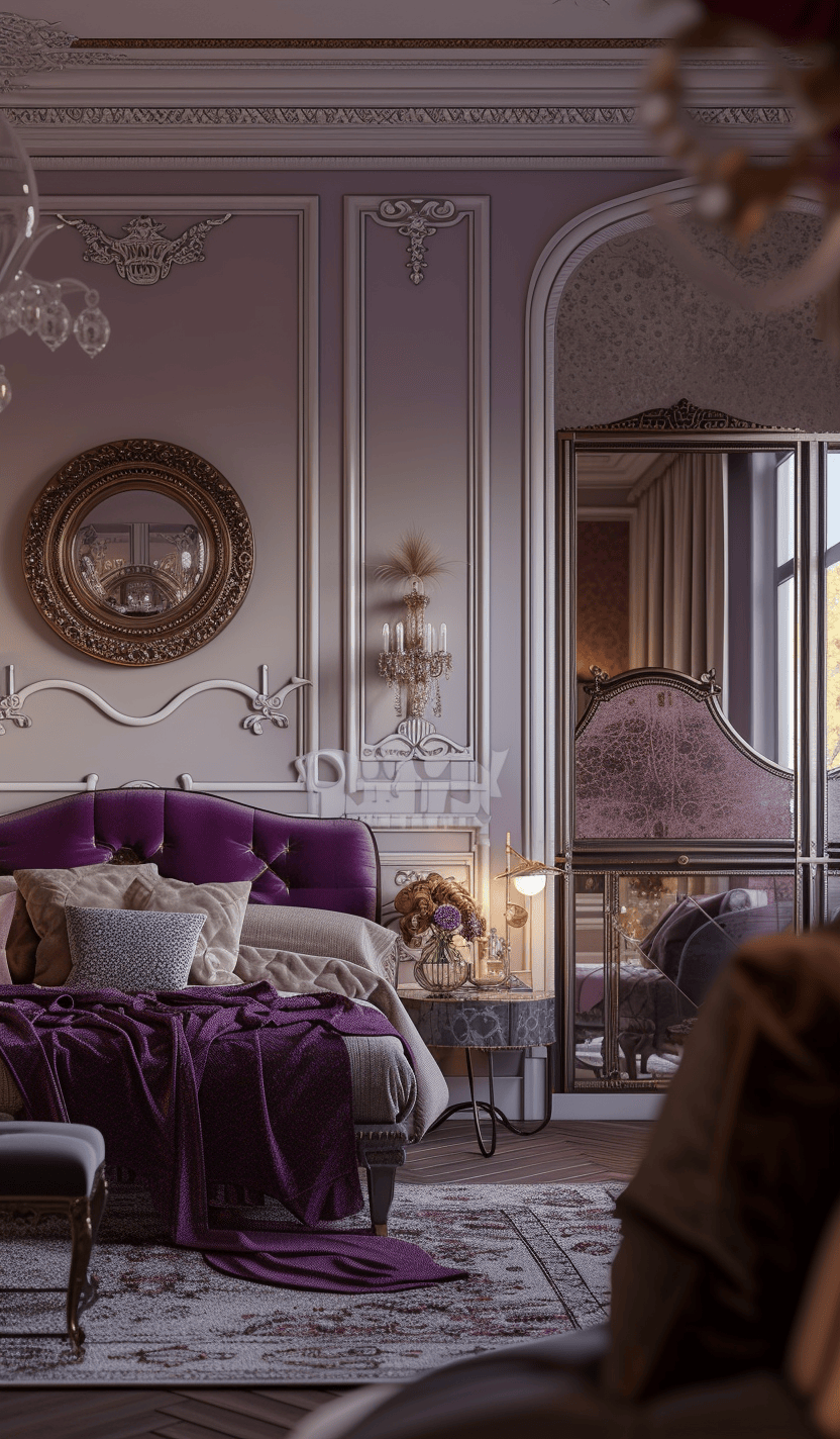Serene Victorian bedroom where modern comfort meets timeless design