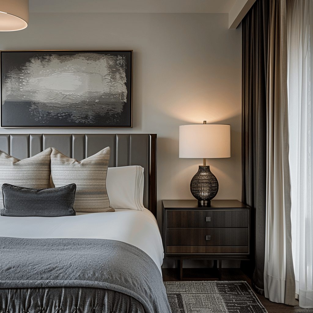 Stylish modern bedroom demonstrating the impact of well-chosen luxury bedding on creating a visually appealing and restful environment