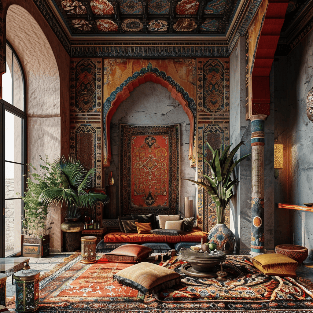 Thoughtful moroccan color design