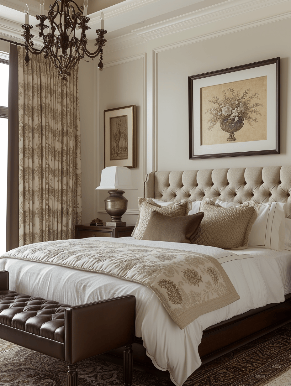 Victorian bedroom craftsmanship blending historic appeal with modern design