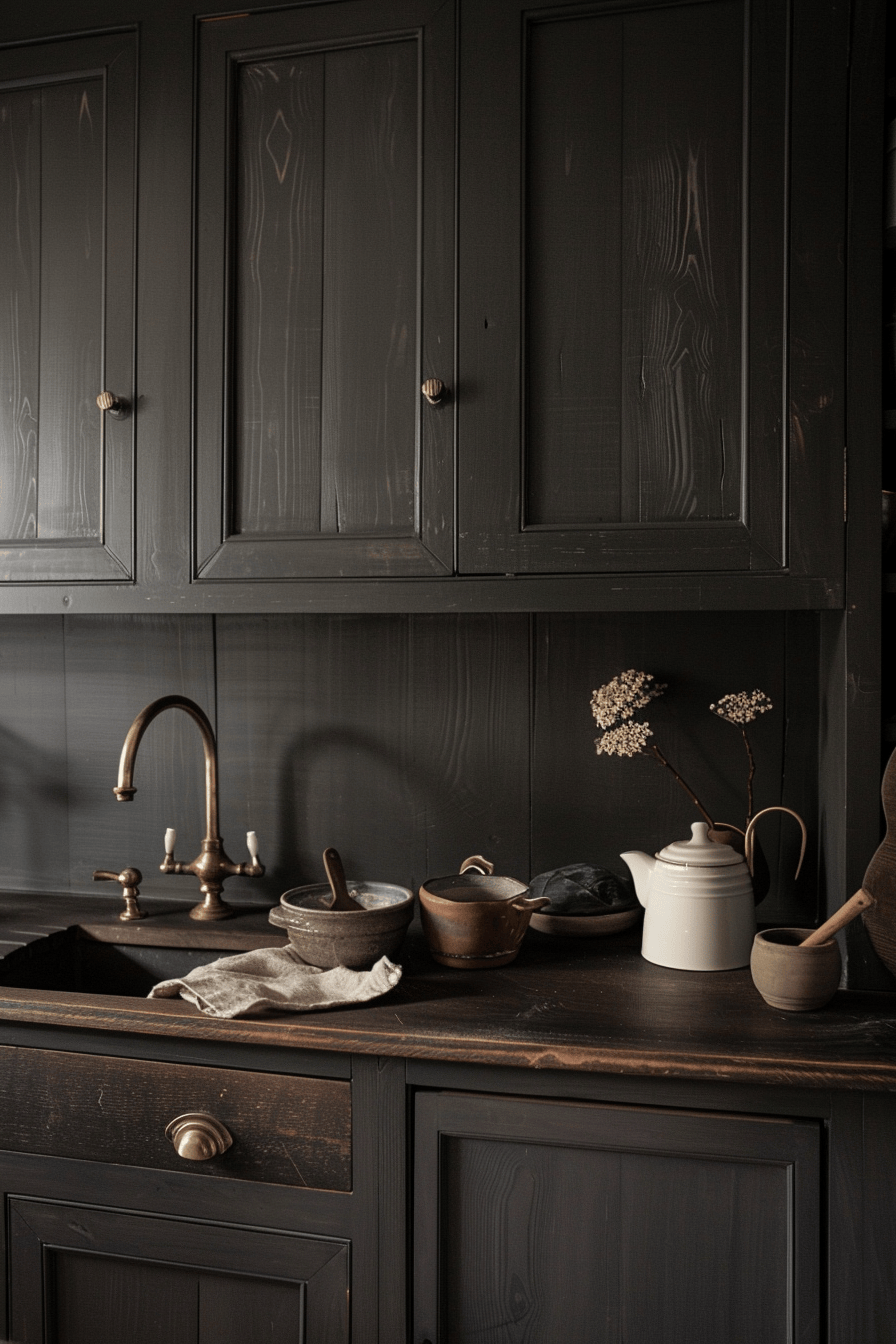 Victorian kitchen pantry solutions with antique twist for storage