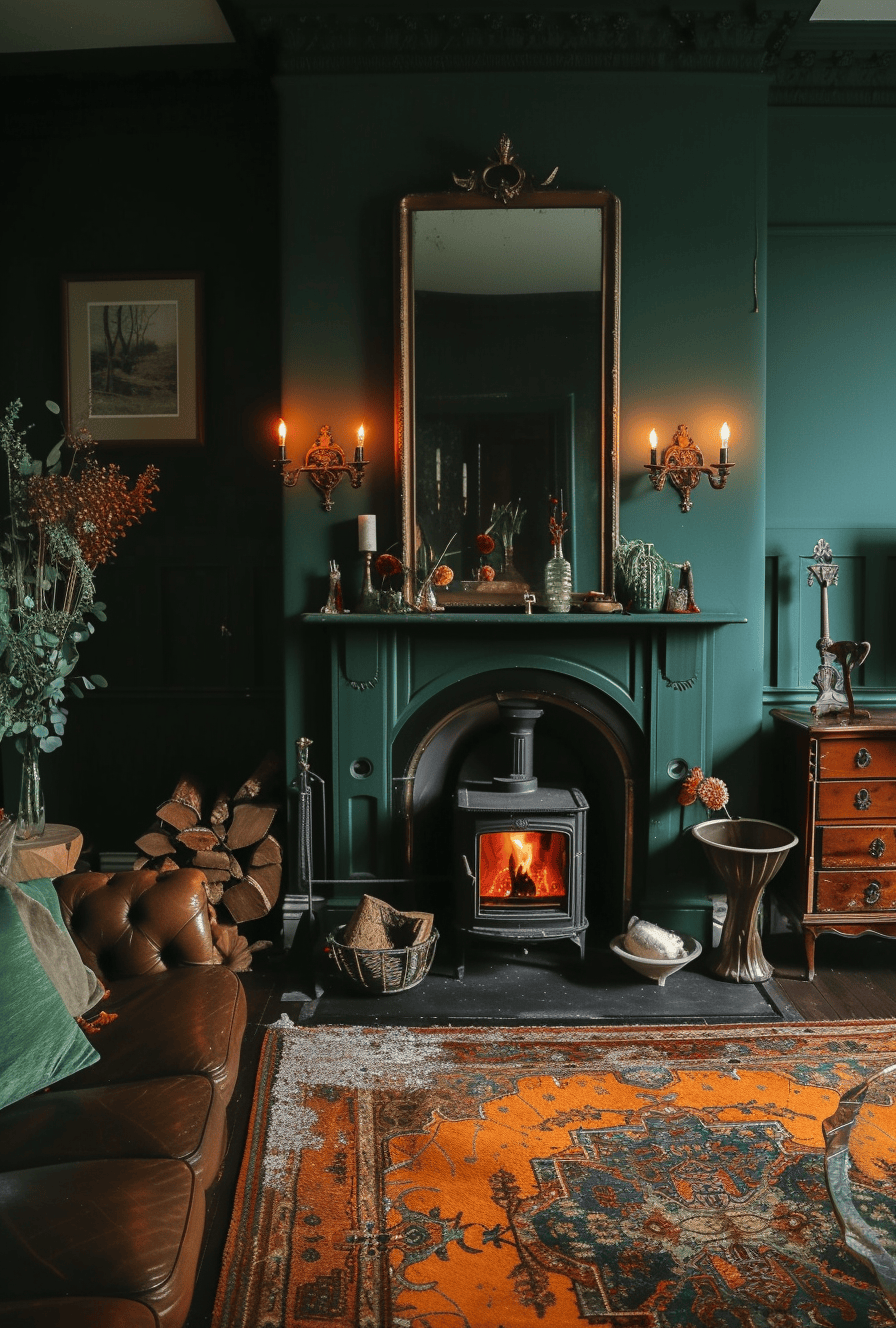 Victorian living room makeover integrating modern flair into classic aesthetics