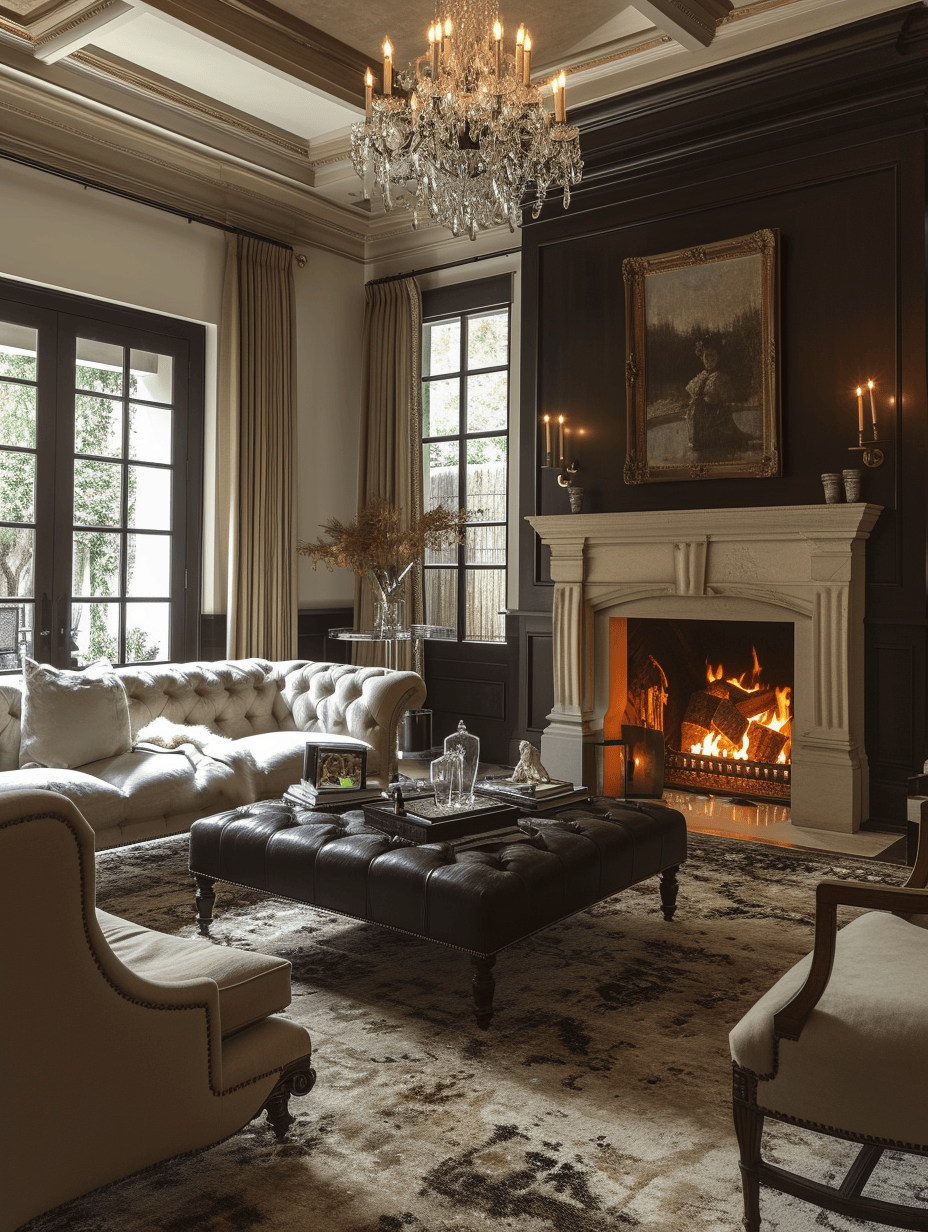 Victorian living room themes that combine past elegance with present-day trends