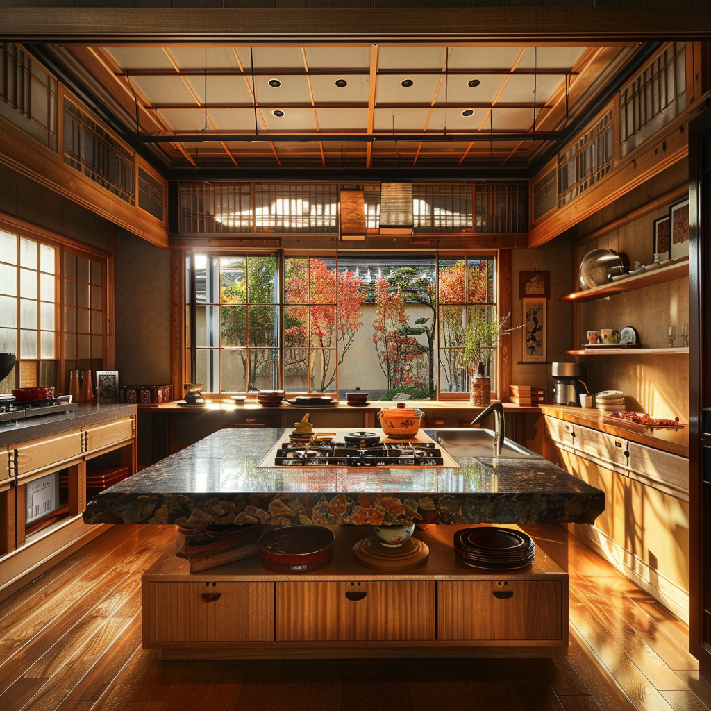 a Japanese kitchen transformation with a focus on sleek design and sophisticated appliances