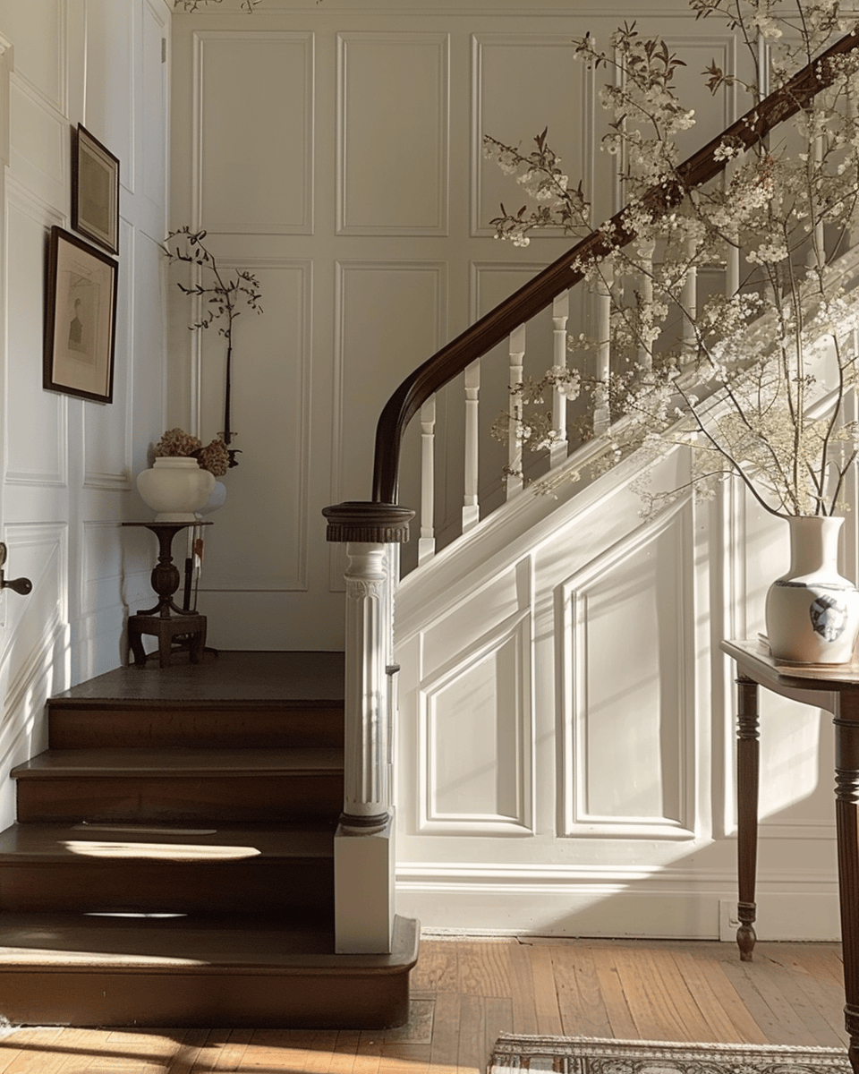 a Paint ideas for a Victorian hallway with colors that bring historical charm to life