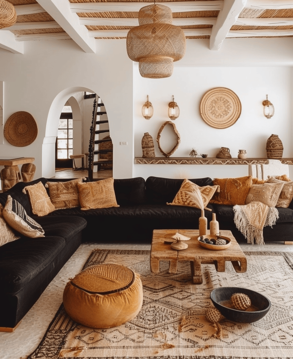 boho living room