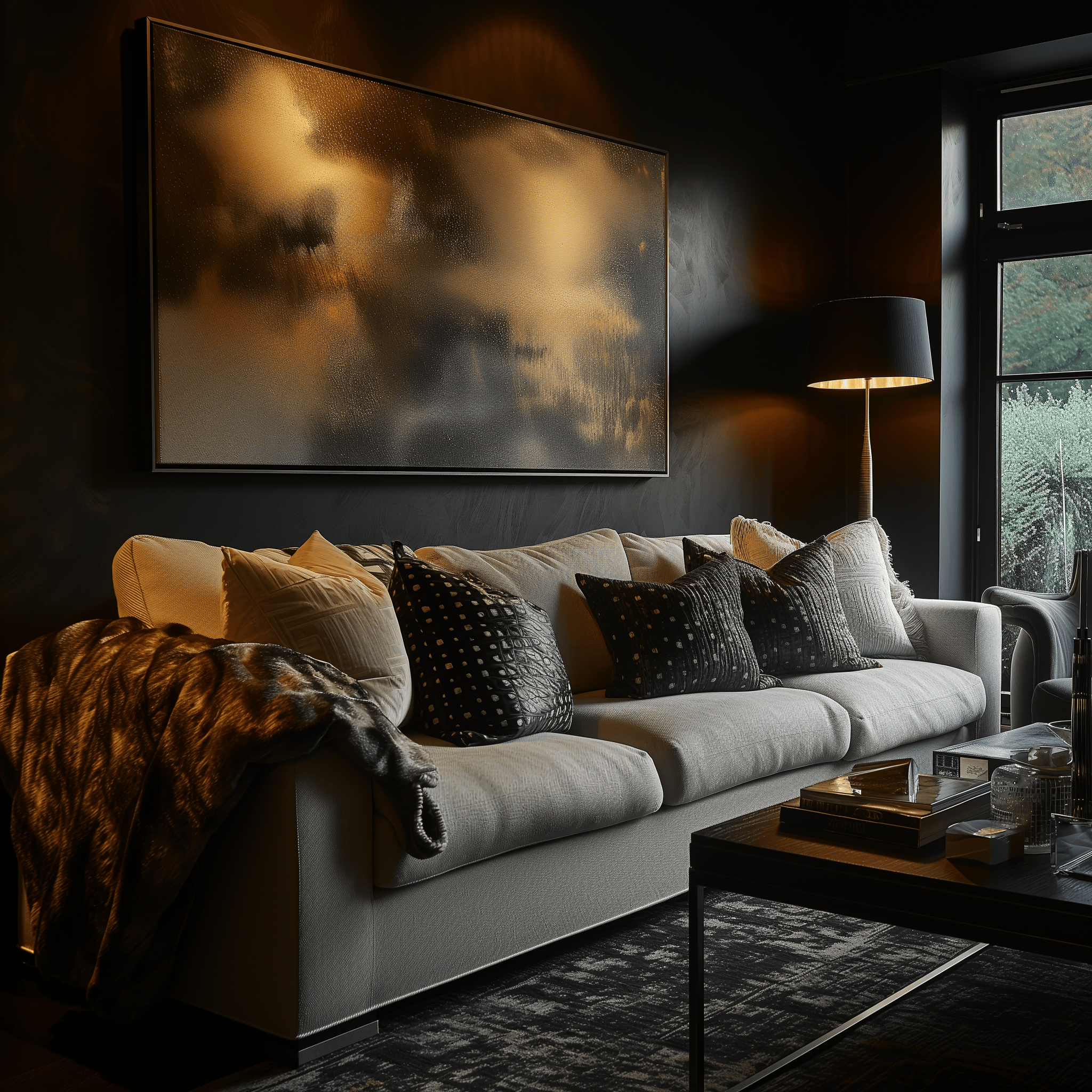 dark living room ideas cozy aesthetic decor designs