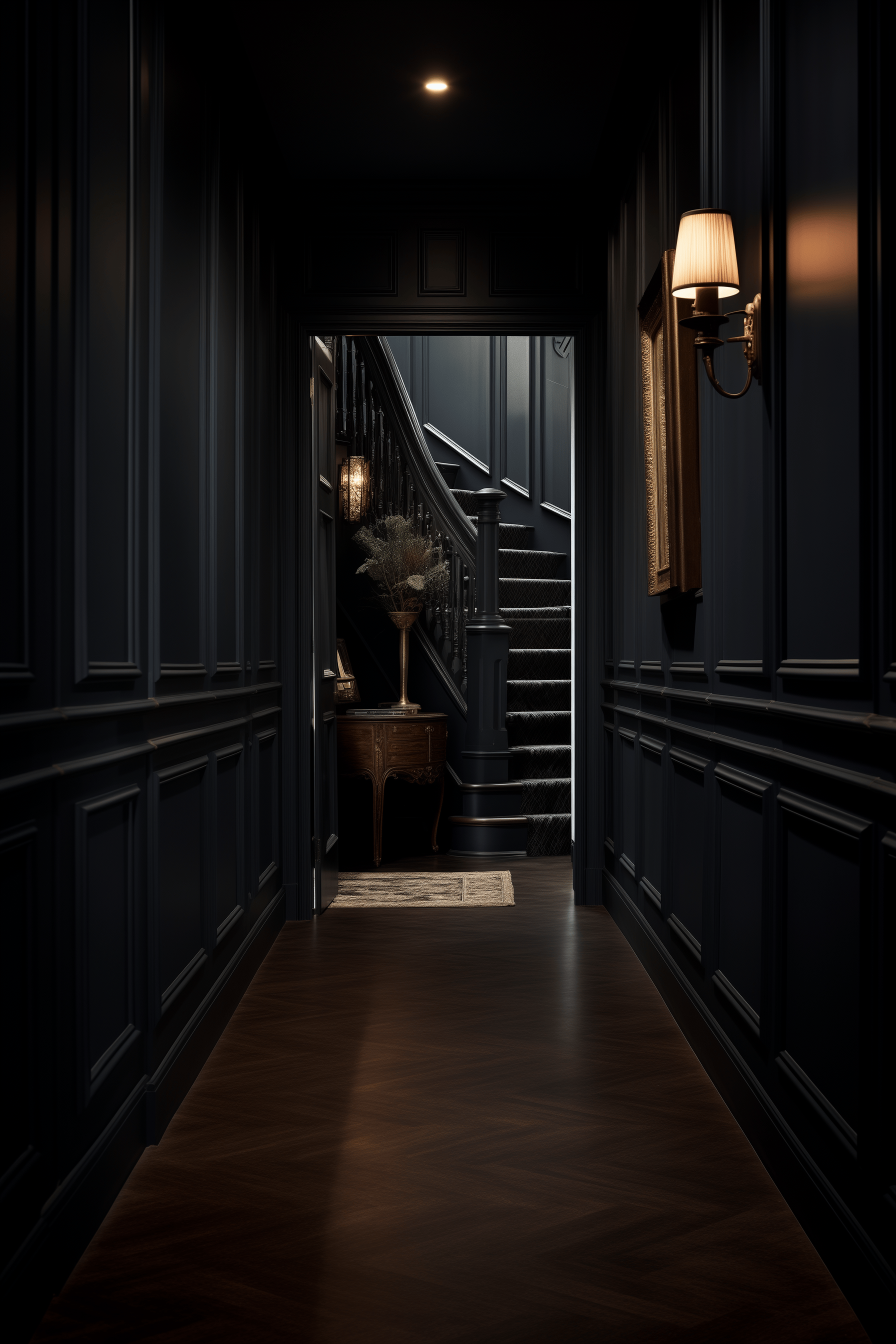 dark hallway interior design ideas inspiration decor