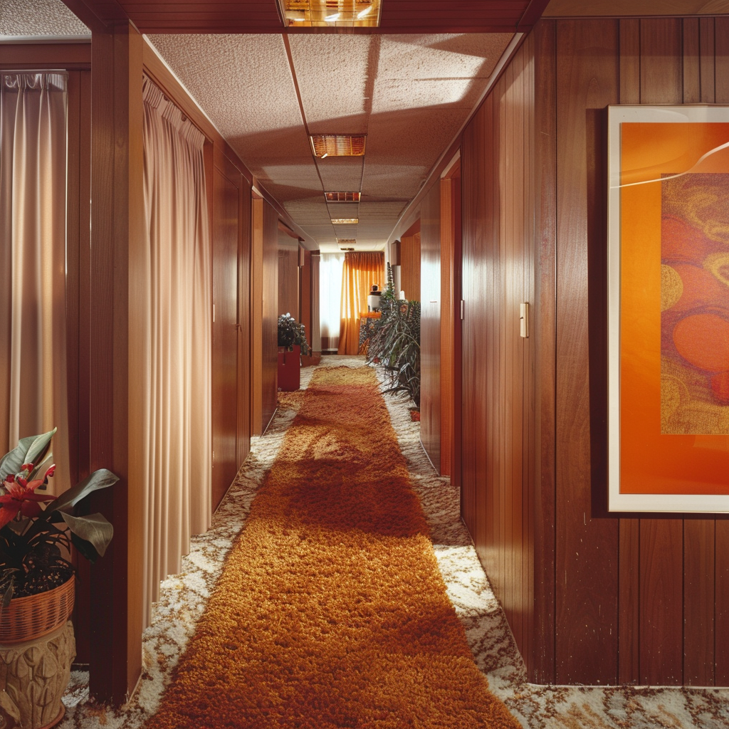 hallway 70s