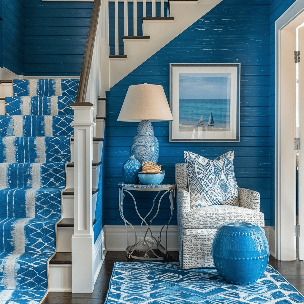 soothing blues in baths living bedrooms drawing from the sea