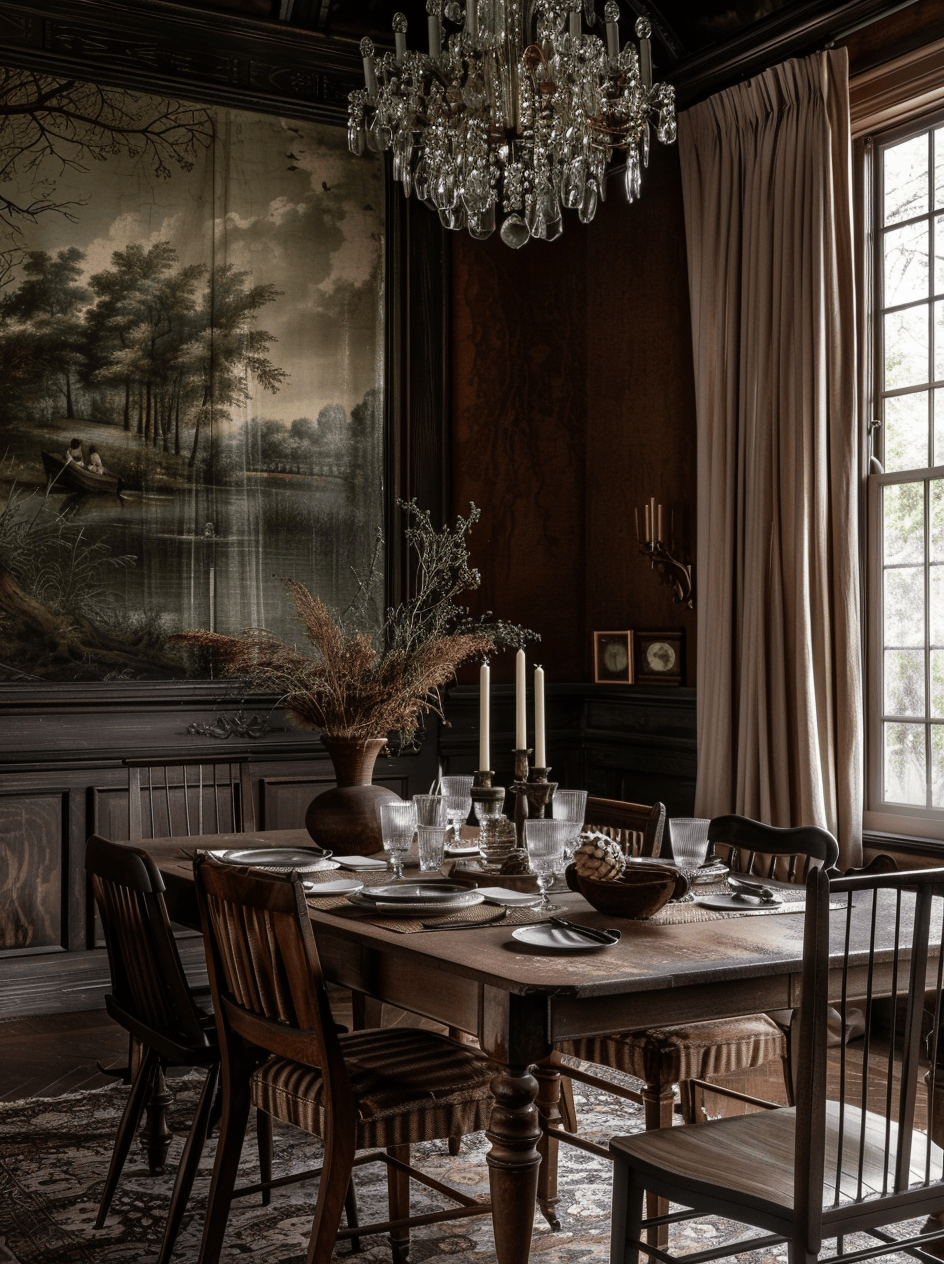 victorian dining room