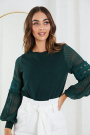 Tia Top - Forest Green