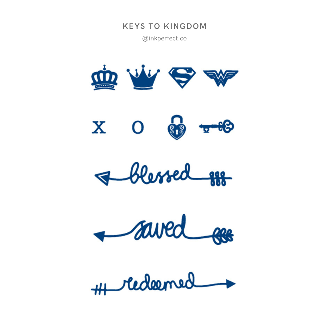 Keys to kingdom | inkperfect's Jagua sticker tattoo