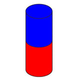 cylindre magnétique magnétisé axialement