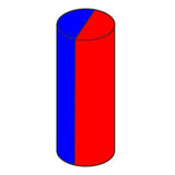 cylindre magnétique magnétisé diamétralement