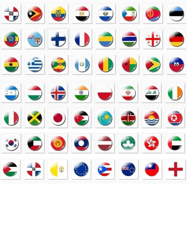 magnets frigo drapeaux et emblèmes nationaux